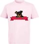 Preview: i213 Kinder Hunde T-Shirt rosa