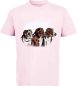 Preview: i214 Kinder Hunde T-Shirt rosa