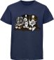 Preview: i215 Kinder Hunde T-Shirt navy blau