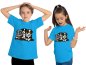 Preview: i215 Kinder Hunde T-Shirt aqua blau