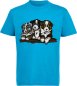 Preview: i215 Kinder Hunde T-Shirt aqua blau