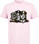 Preview: i215 Kinder Hunde T-Shirt rosa