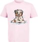 Preview: i216 Kinder Hunde T-Shirt rosa