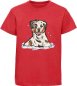 Preview: i216 Kinder Hunde T-Shirt rot