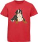 Preview: i218 Kinder Hunde T-Shirt rot