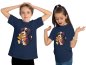 Preview: i219 Kinder Hunde T-Shirt navy blau