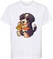 Preview: i219 Kinder Hunde T-Shirt weiss