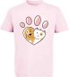 Preview: i223 Kinder Hunde T-Shirt rosa