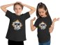Preview: i224 Kinder Hunde T-Shirt schwarz