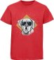 Preview: i224 Kinder Hunde T-Shirt rot