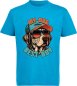 Preview: i225 Kinder Hunde T-Shirt aqua blau