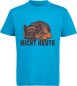 Preview: i233 Kinder Hunde T-Shirt aqua blau