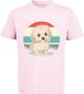 Preview: i242 Kinder Hunde T-Shirt rosa