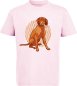 Preview: i257 Kinder Hunde T-Shirt rosa