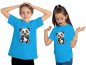 Preview: i277 Kinder Wildtier T-Shirt aqua blau
