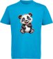 Preview: i277 Kinder Wildtier T-Shirt aqua blau