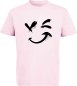 Preview: i294 Kinder Smiley T-Shirt rosa
