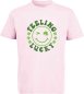 Preview: i295 Kinder Smiley T-Shirt rosa