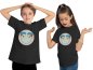 Preview: i296 Kinder Smiley T-Shirt schwarz