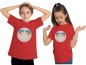 Preview: i296 Kinder Smiley T-Shirt rot