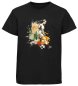Preview: i474 Kinder Fussball T-Shirt schwarz