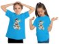Preview: i478 Kinder Fussball T-Shirt aqua blau