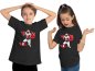 Preview: i489 Kinder American Football T-Shirt schwarz