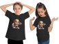 Preview: i496 Kinder American Football T-Shirt schwarz