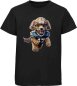 Preview: i498 Kinder American Football T-Shirt schwarz