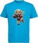 Preview: i499 Kinder American Football T-Shirt aqua blau