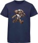 Preview: i500 Kinder American Football T-Shirt navy blau