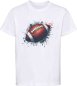 Preview: i501 Kinder American Football T-Shirt weiss