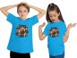 Preview: i512 Kinder American Football T-Shirt aqua blau