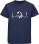 Preview: i557 Kinder Fussball T-Shirt navy blau