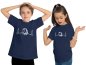 Preview: i557 Kinder Fussball T-Shirt navy blau