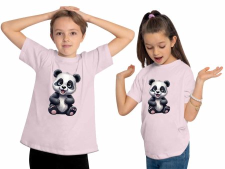 i264 Kinder Wildtier T-Shirt rosa