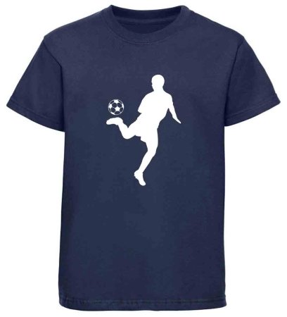 i470 Kinder Fussball T-Shirt navy blau
