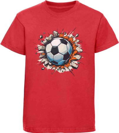 i483 Kinder American Football T-Shirt rot