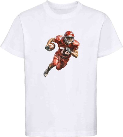 i506 Kinder American Football T-Shirt weiss