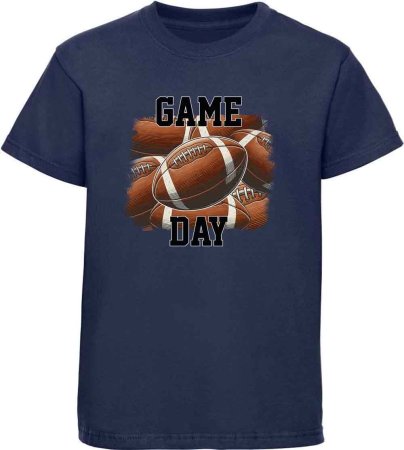 i512 Kinder American Football T-Shirt navy blau