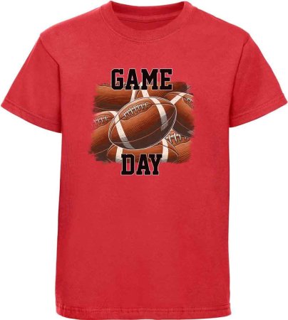 i512 Kinder American Football T-Shirt rot