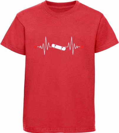 i528 Kinder Skater T-Shirt rot