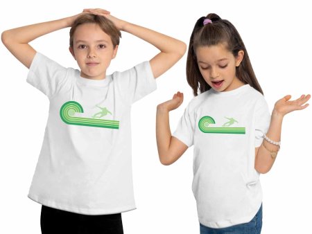 i545 Kinder Skater T-Shirt weiss