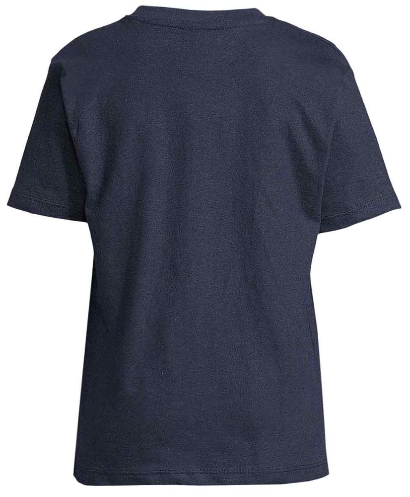 i242 Kinder Hunde T-Shirt navy blau