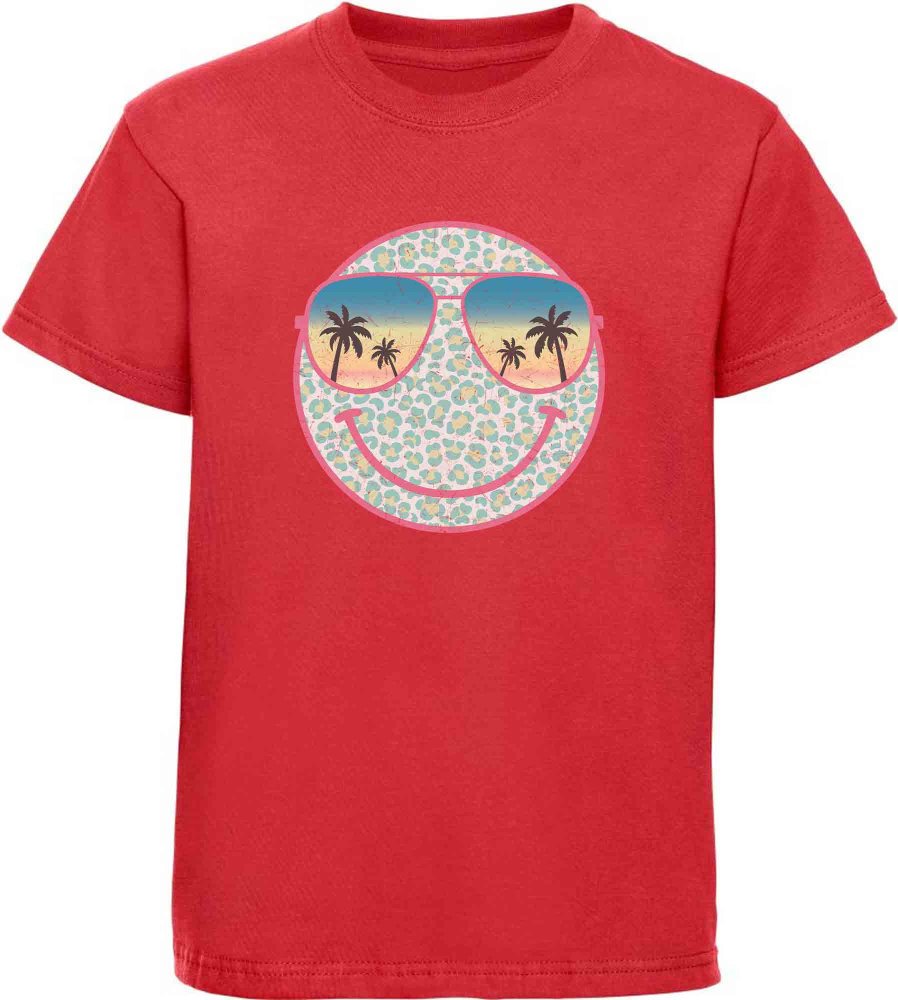 i296 Kinder Smiley T-Shirt rot