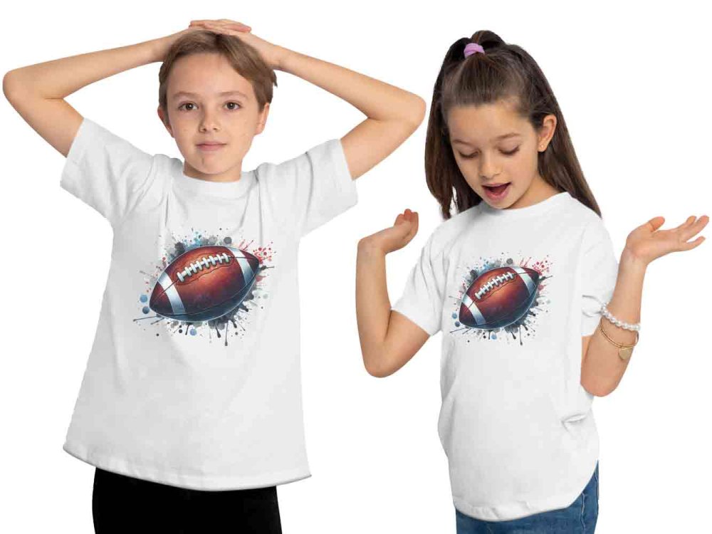 i501 Kinder American Football T-Shirt weiss