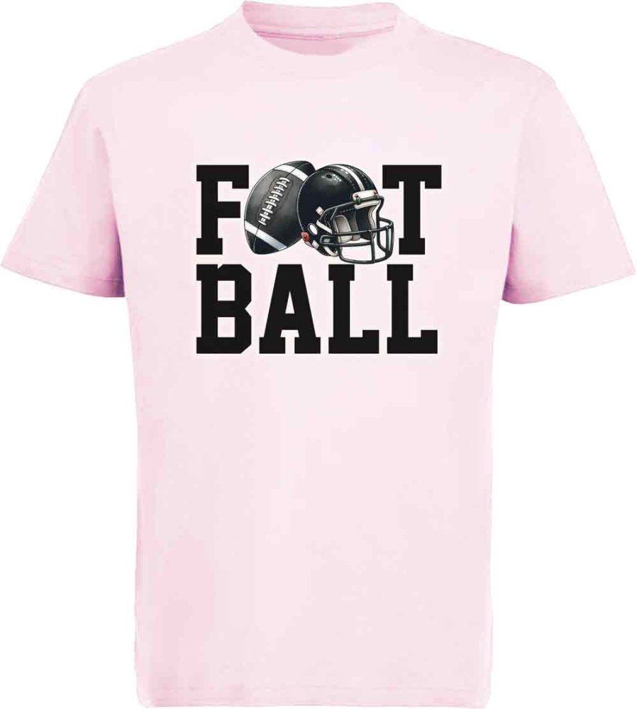 i509 Kinder American Football T-Shirt pink