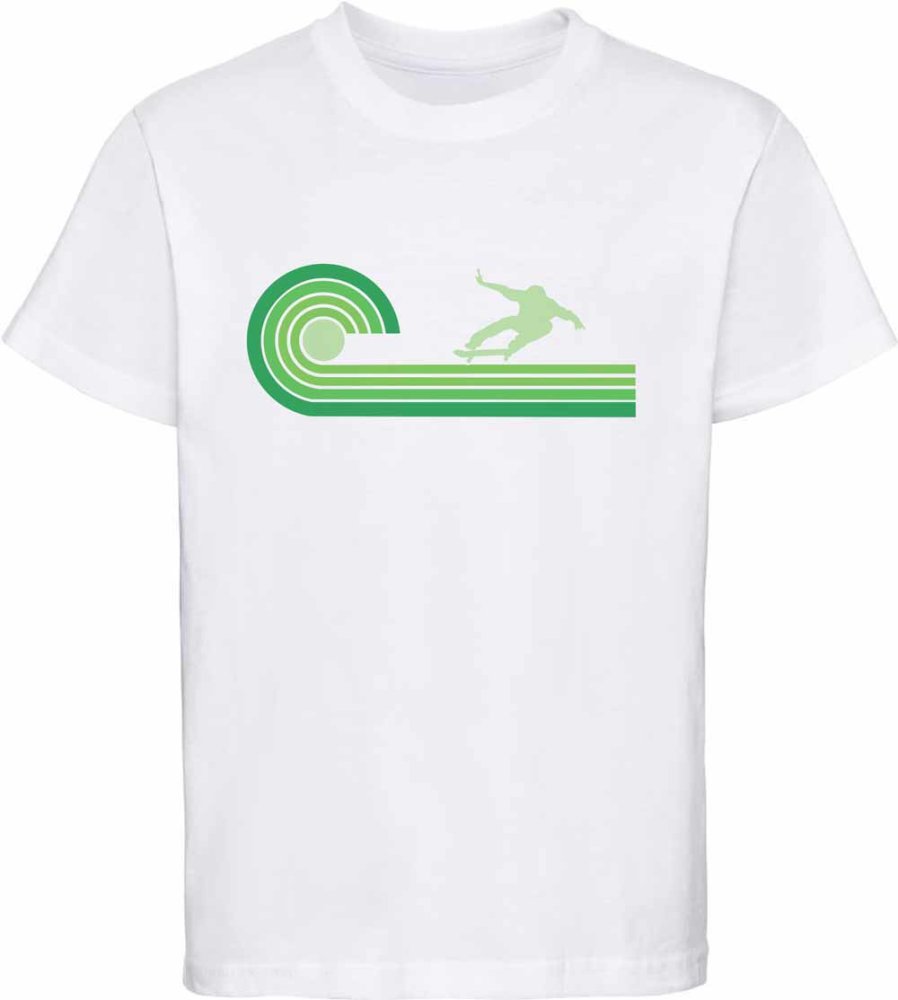 i545 Kinder Skater T-Shirt weiss