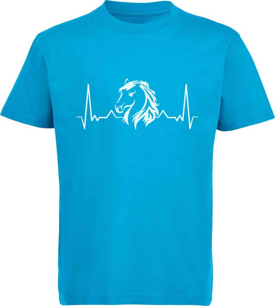 i557 Kinder Fussball T-Shirt aqua blau