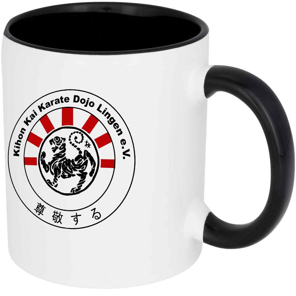 Vereinstasse mit Kihon Kai Karate Logo